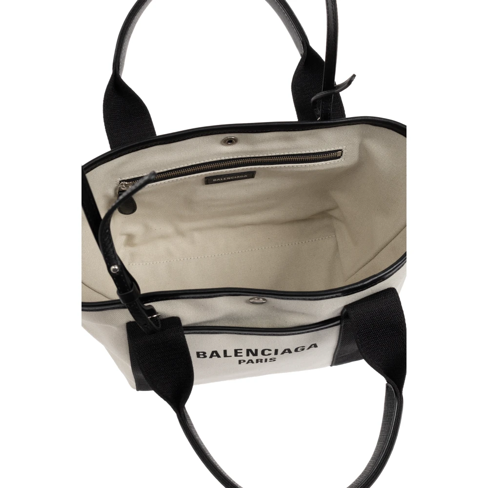 Balenciaga Tas Biarritz Klein type shopper Beige Dames