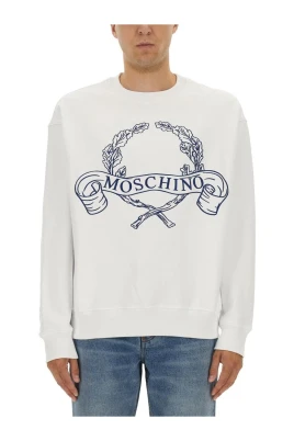 Laurel Crown Logo Broderad Sweatshirt