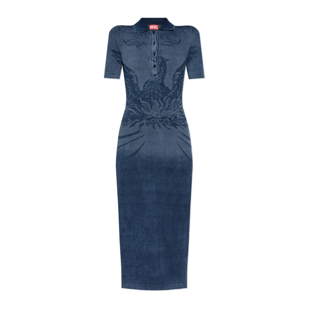 Diesel Donna Blu Abiti, M, New,