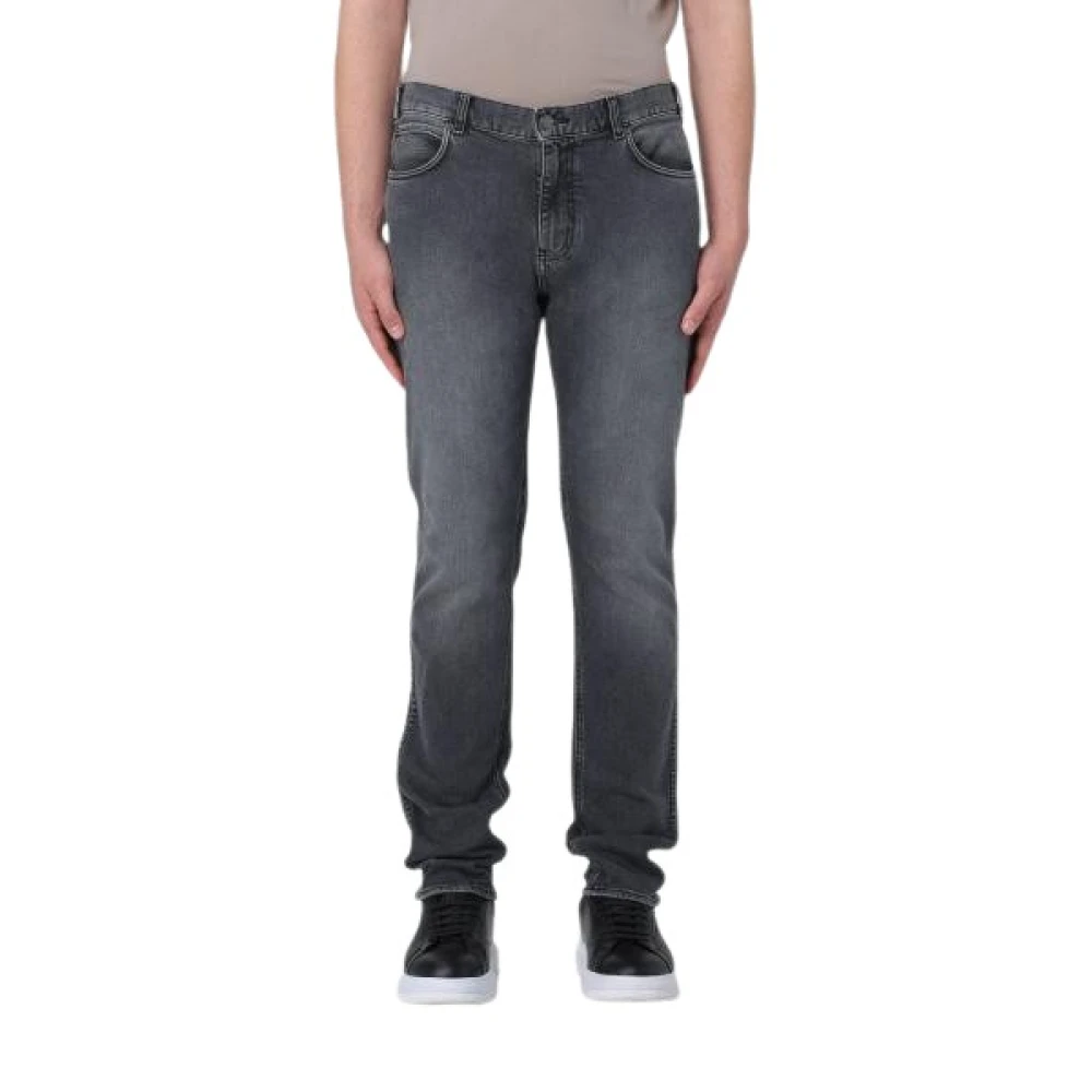 Emporio Armani Slim-fit Jeans Gray Heren