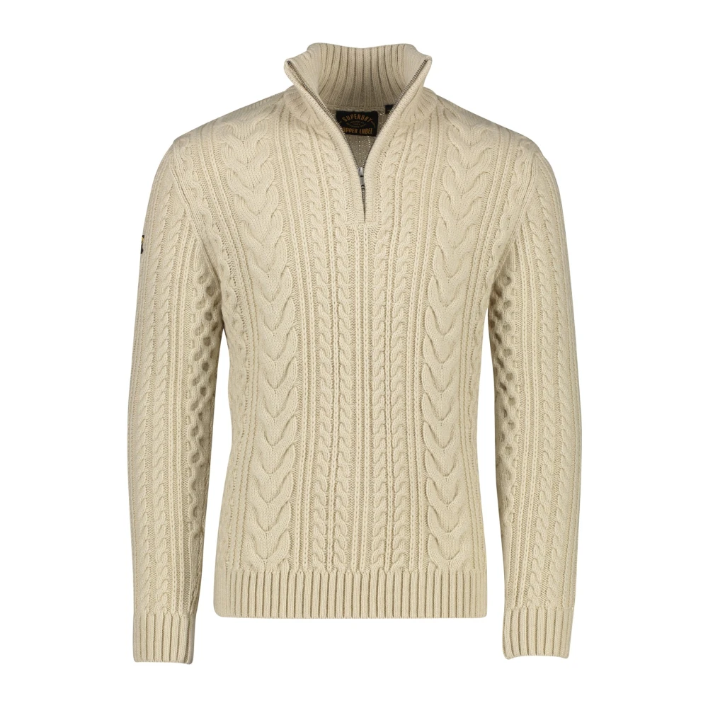 Superdry Beige trui met uniek ontwerp Beige Heren
