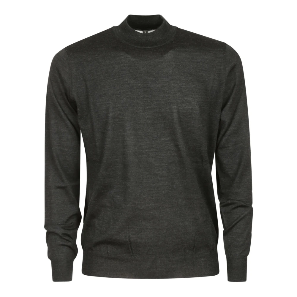 Hindustrie Merino Turtleneck Sweater Gray Heren