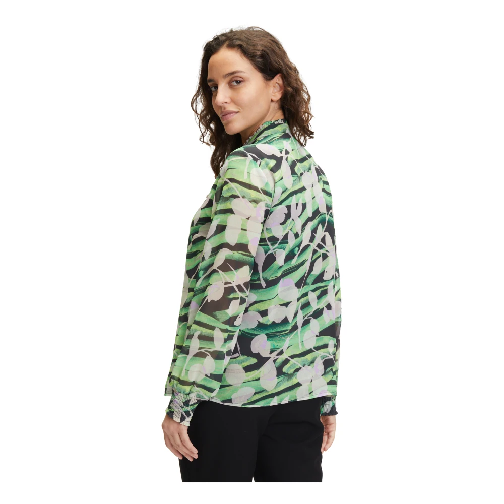 Betty & Co Bloemen Chiffon Blouse Multicolor Dames