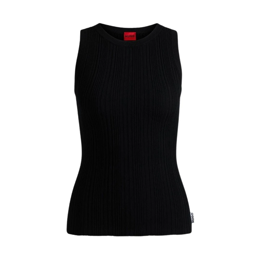Hugo Boss Stijlvol T-shirt voor mannen Black Dames
