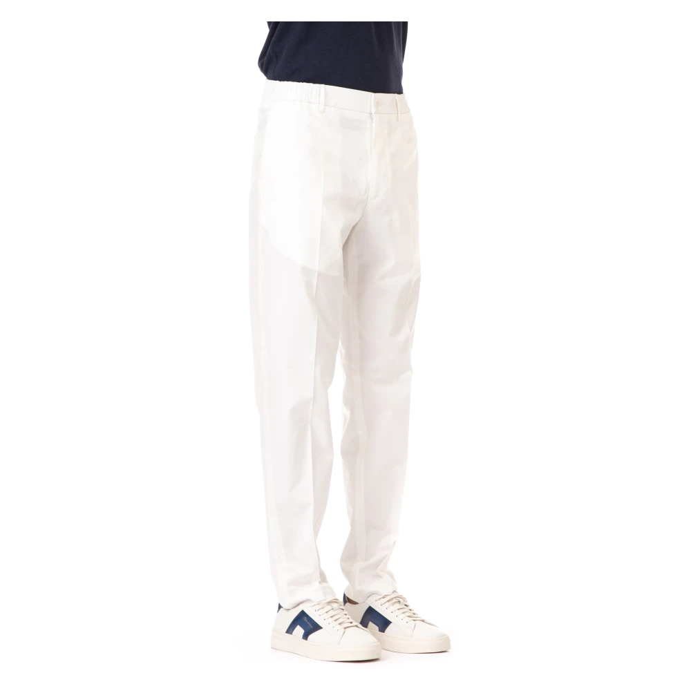 Tagliatore Crème Garcon Broek Beige Heren