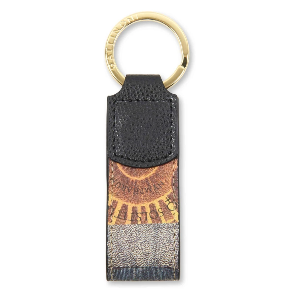 Gattinoni Planetarium Leren Sleutelhanger Vrouwen Black Dames