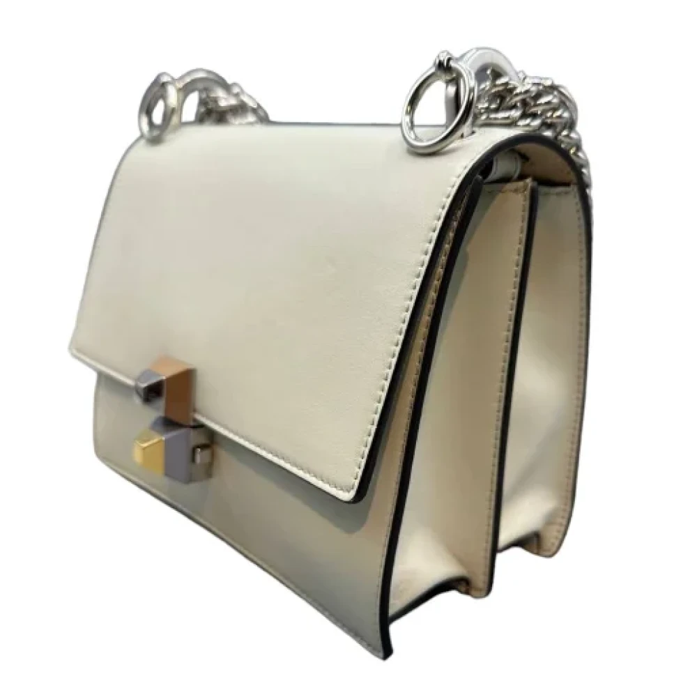 Fendi Vintage Pre-owned Leather fendi-bags White Dames