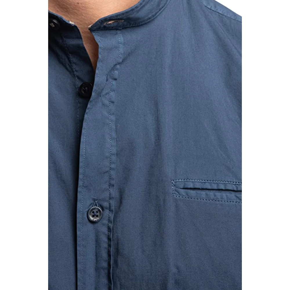 GAS Lange mouwen shirt Blue Heren