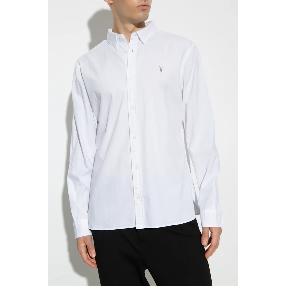 AllSaints Shirt Hawthor White Heren
