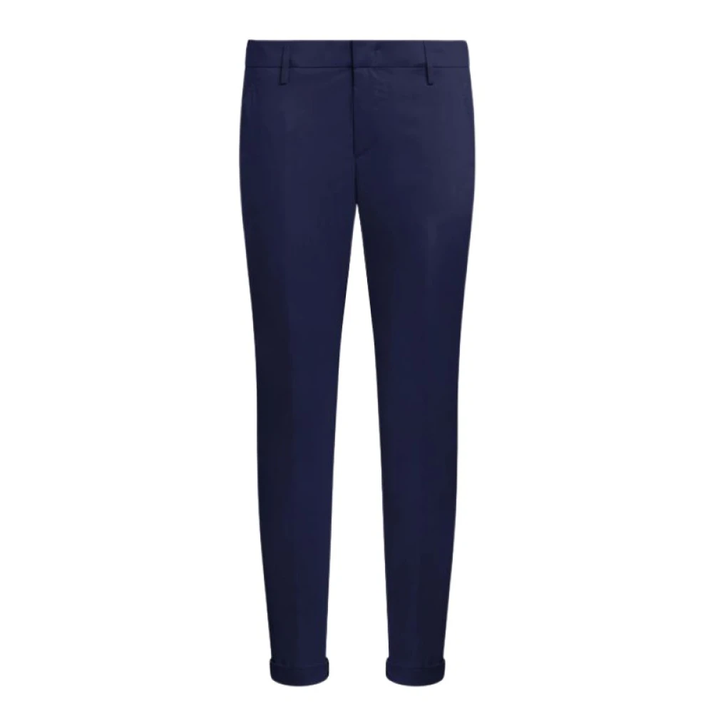 Dondup Men's Blue Slim-Fit Trousers, W32, Gaubert Trousers