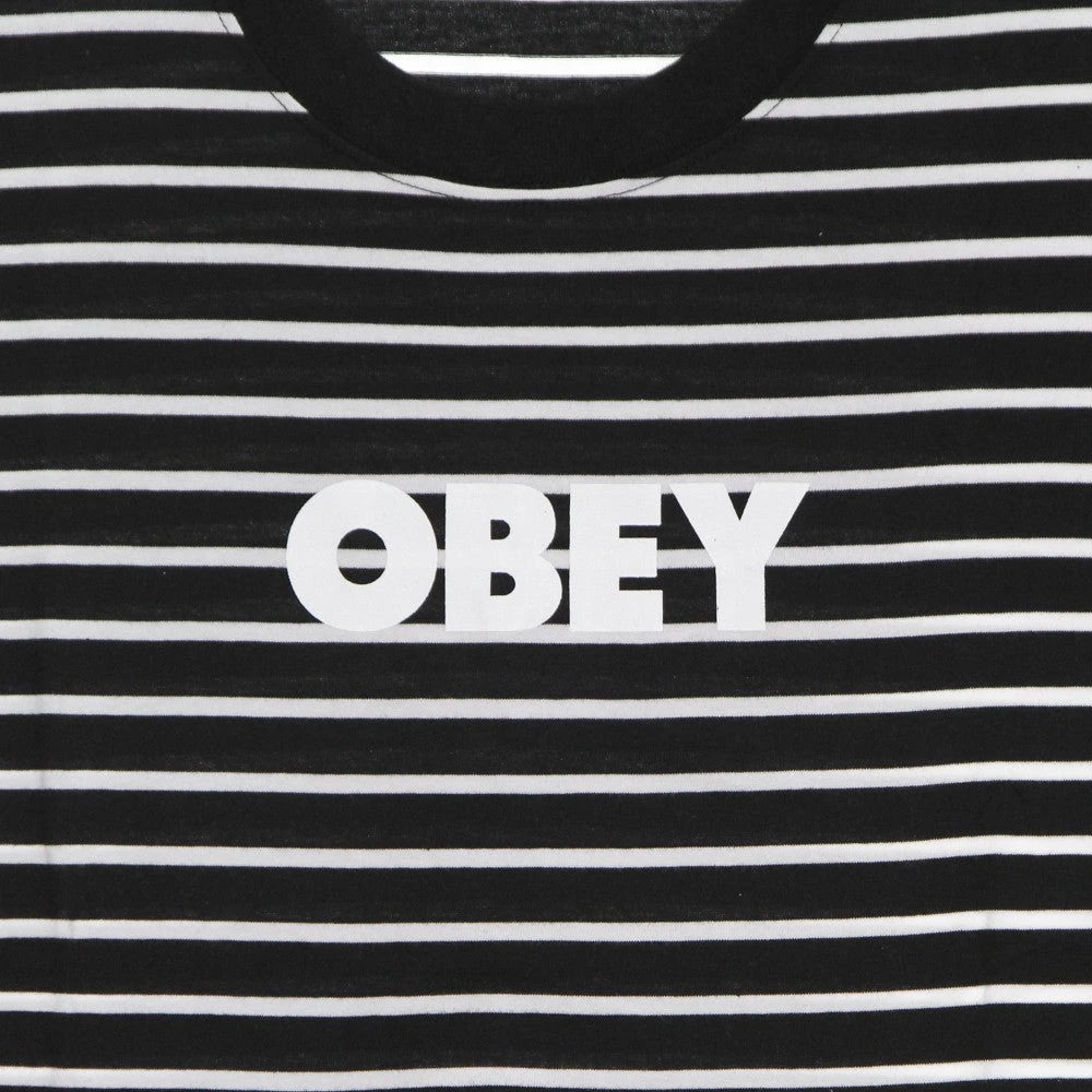 Obey Stoere Times Tee Zwart Black Heren