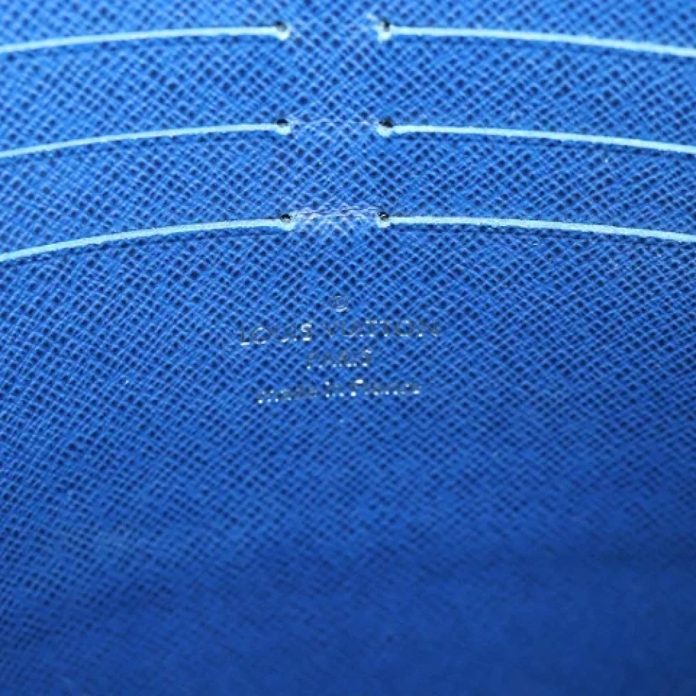 Louis Vuitton Vintage Pre-owned Leather clutches Blue Dames