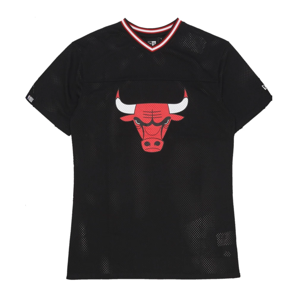 New era Chicago Bulls Mesh Jurk Zwart Rood Black Heren