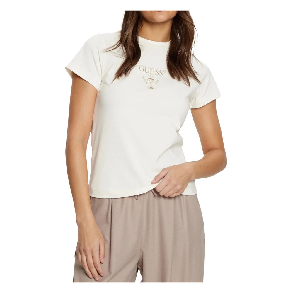 Guess - Tops > T-Shirts - White - Guess - Modalova