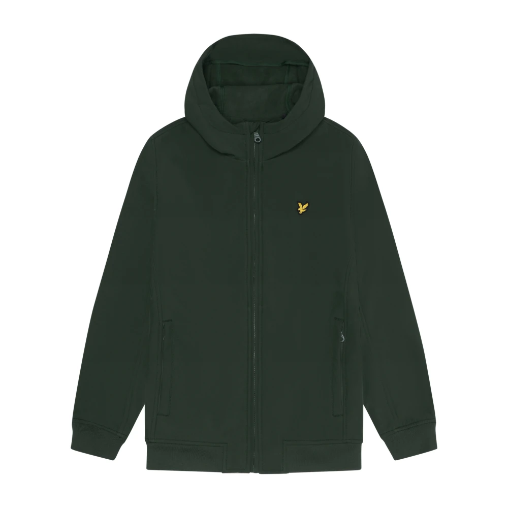 Lyle & Scott Softshell Fleece Back Jacka Green, Herr