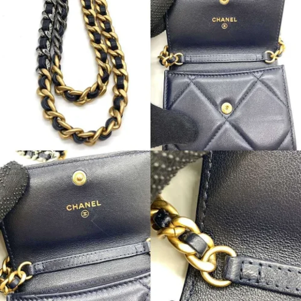 Chanel Vintage Pre-owned Fabric chanel-bags Blue Dames