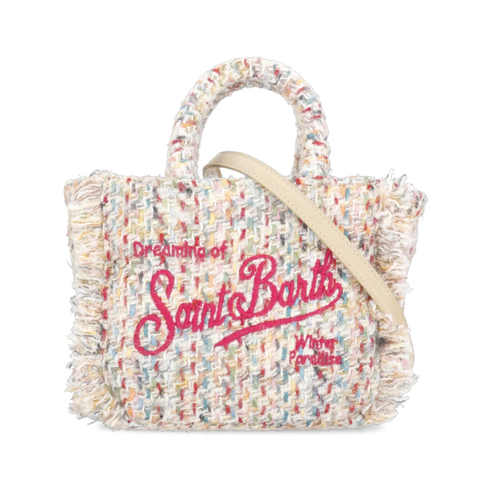 Saint Barth Multicolor Handtas met Franjes en Logo Multicolor Dames