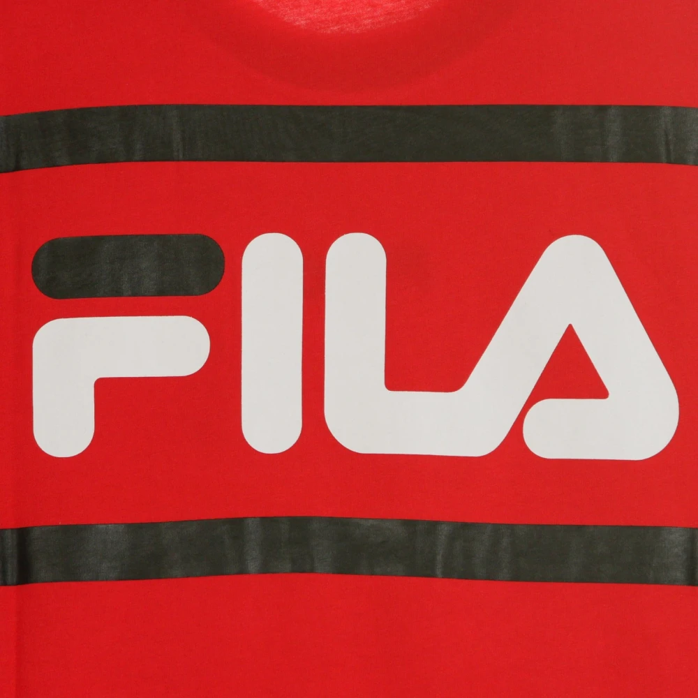 Fila Rode Heren Tee Shirt Red Heren