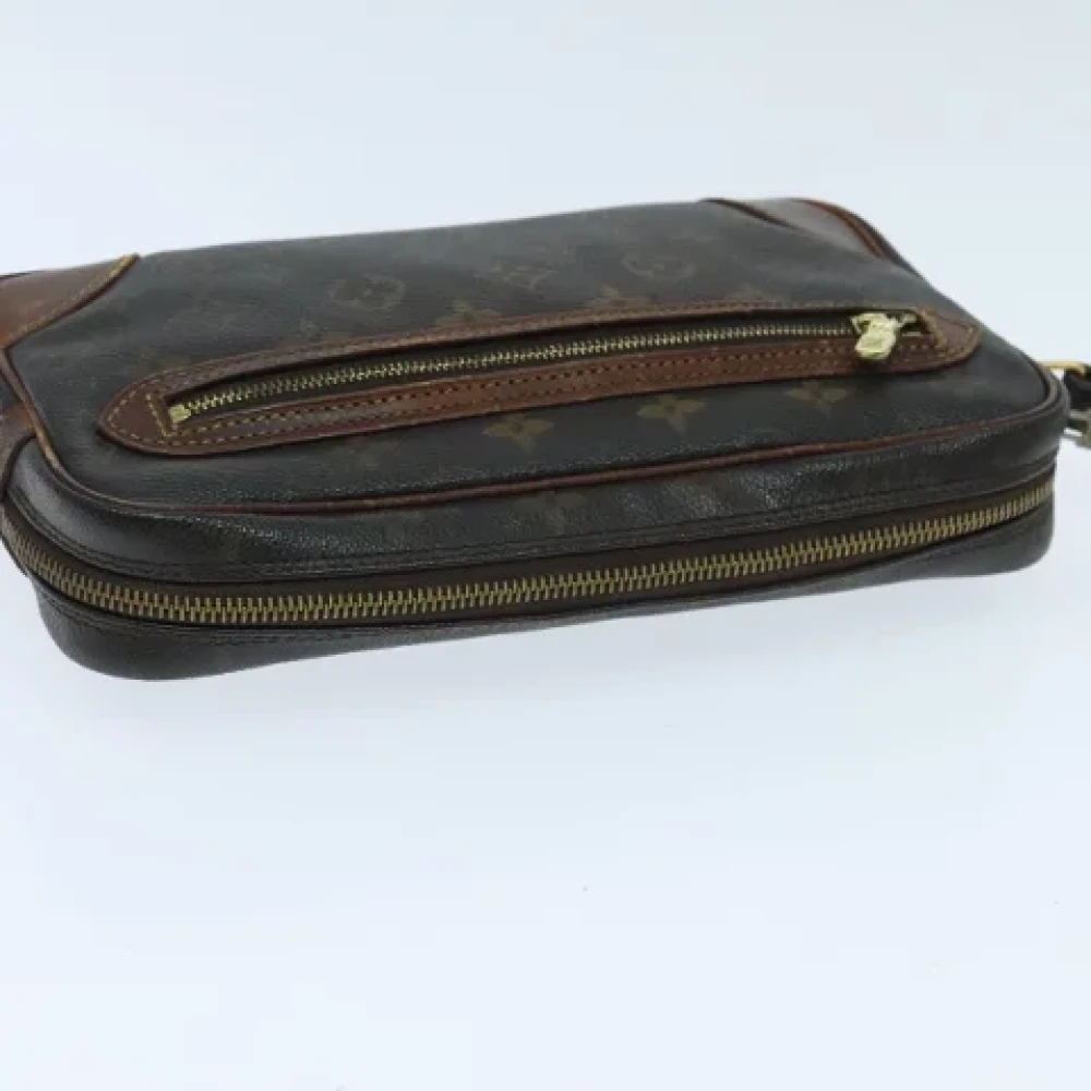 Louis Vuitton Vintage Pre-owned Canvas clutches Brown Dames