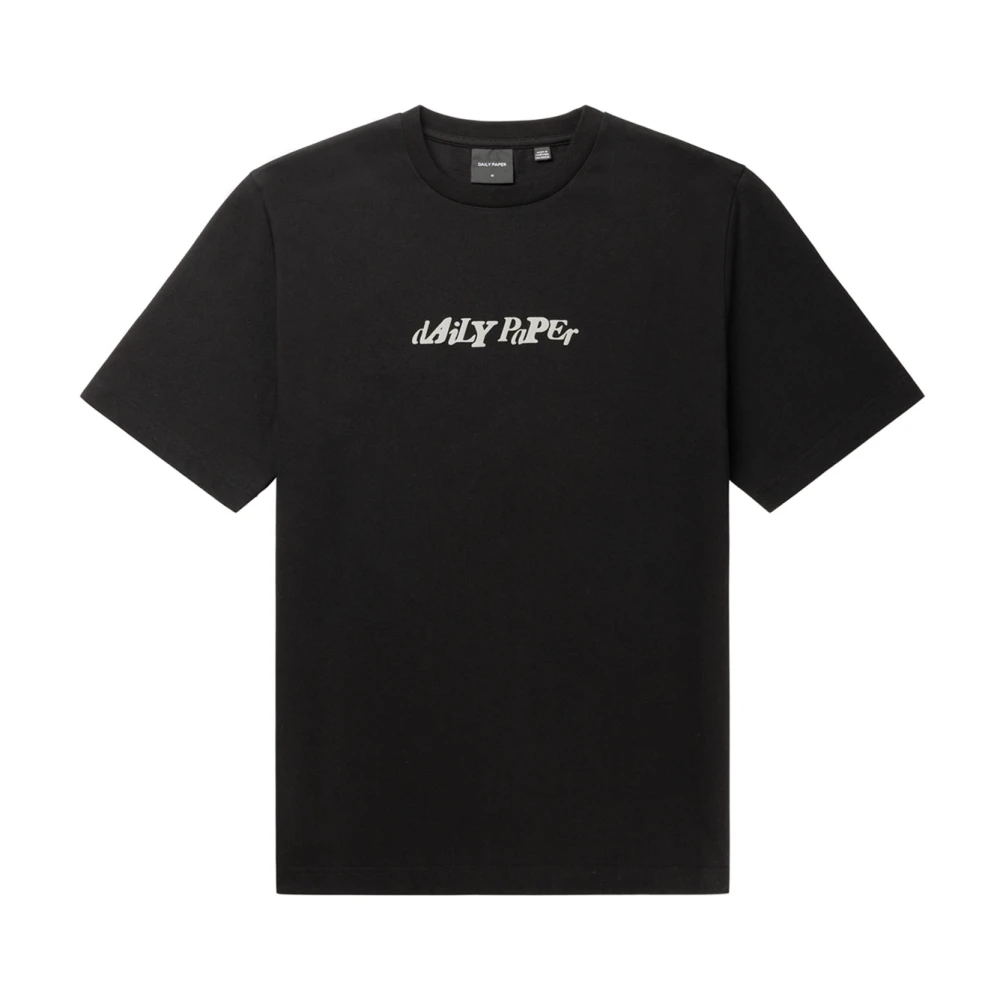 Daily Paper Katoenen SS T-shirt Black Heren