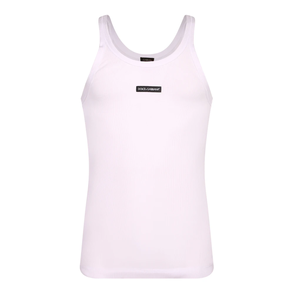 Dolce & Gabbana Homme Blanc - Hauts Sans Manches - Tops - Taille: M
