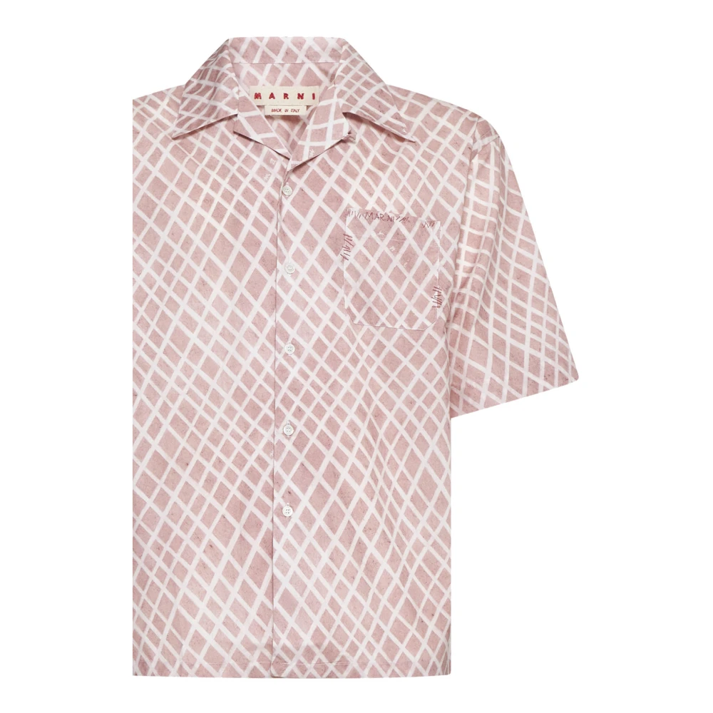 Marni Roze Shirt Collectie Pink Heren