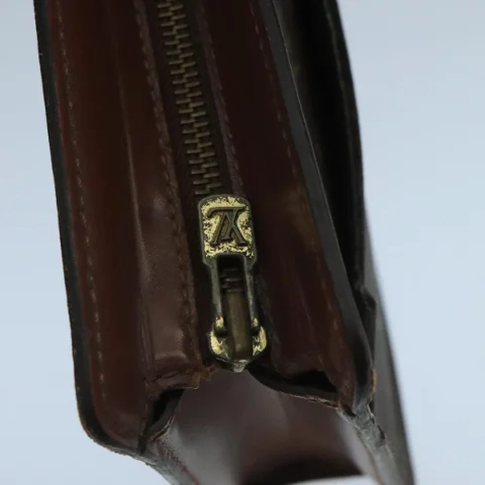 Louis Vuitton Vintage Pre-owned Canvas clutches Brown Dames
