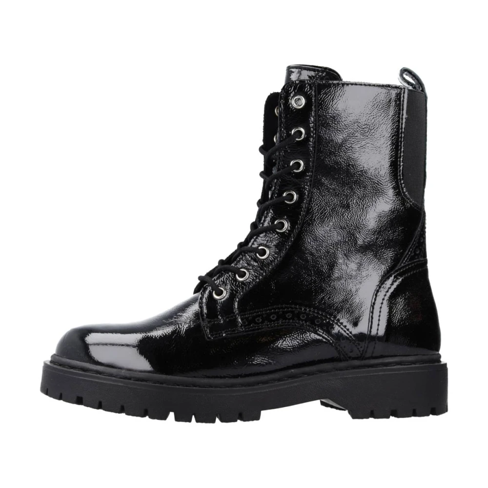 Geox Lace-up Boots Black Dames