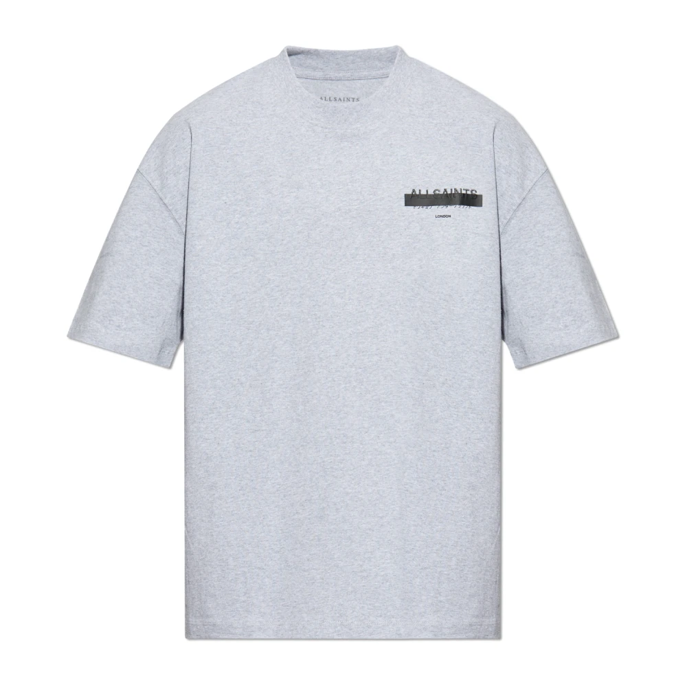 AllSaints T-shirt Redact Gray Heren