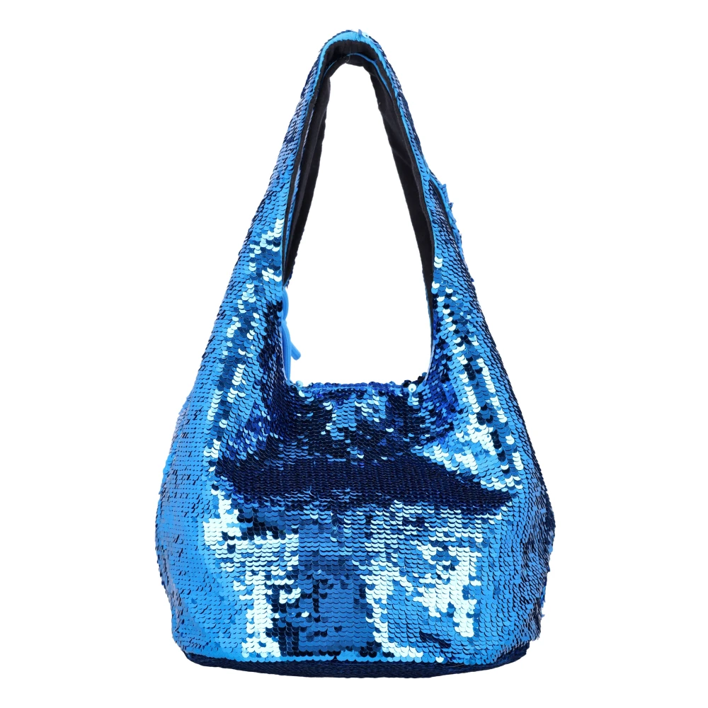 JW Anderson Paillet Shopper Handtas Acqua Ss25 Blue Dames