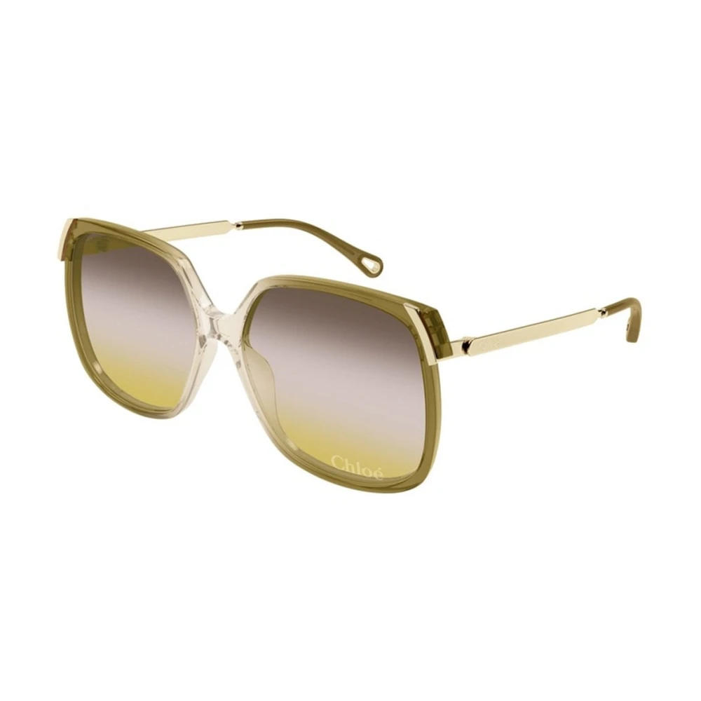 Chloé Women's Beige Sunglasses, 60 Mm, Oversized Square Sunglasses