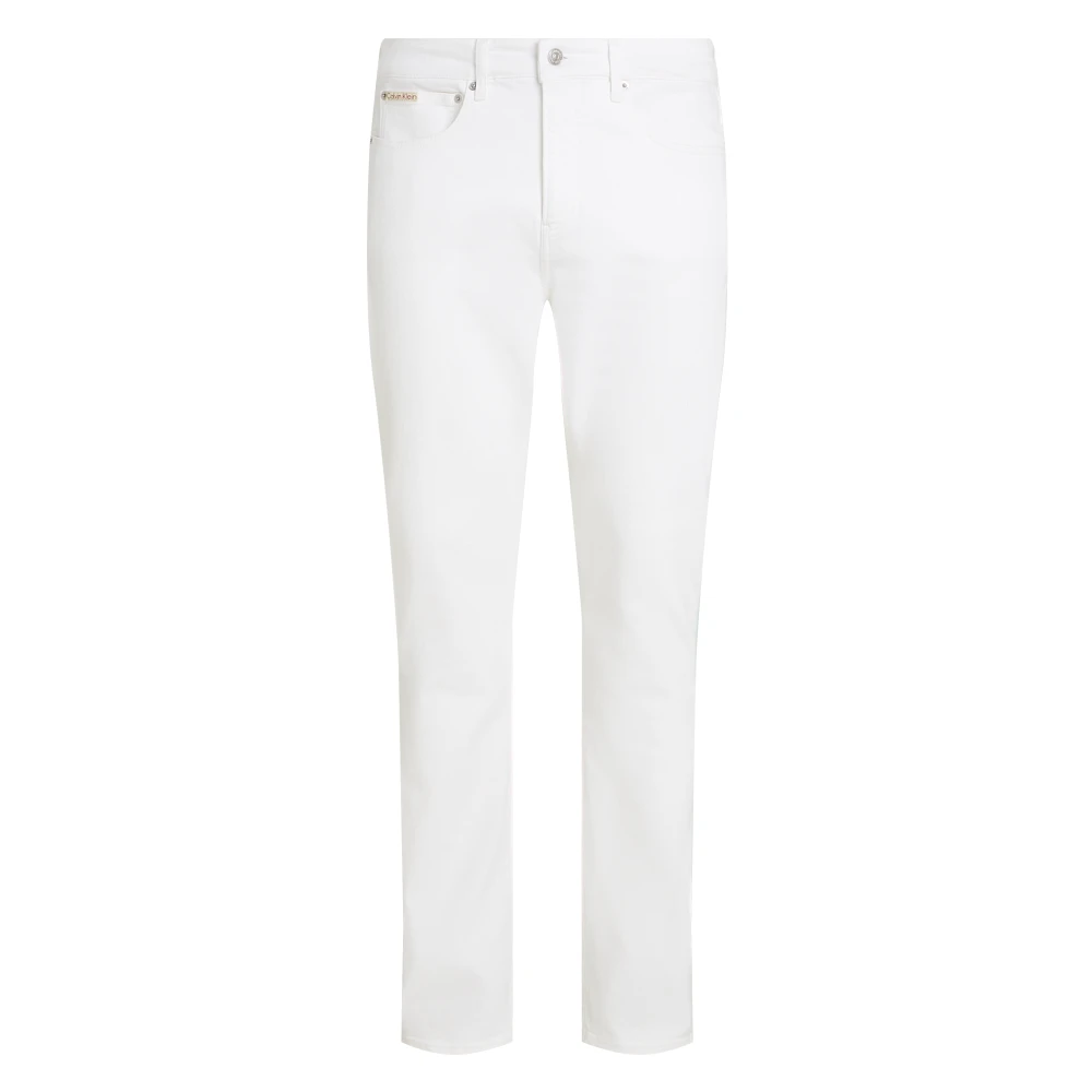 Calvin Klein Men's White Skinny Jeans - Slim Fit Jeans - W31 - Jeans