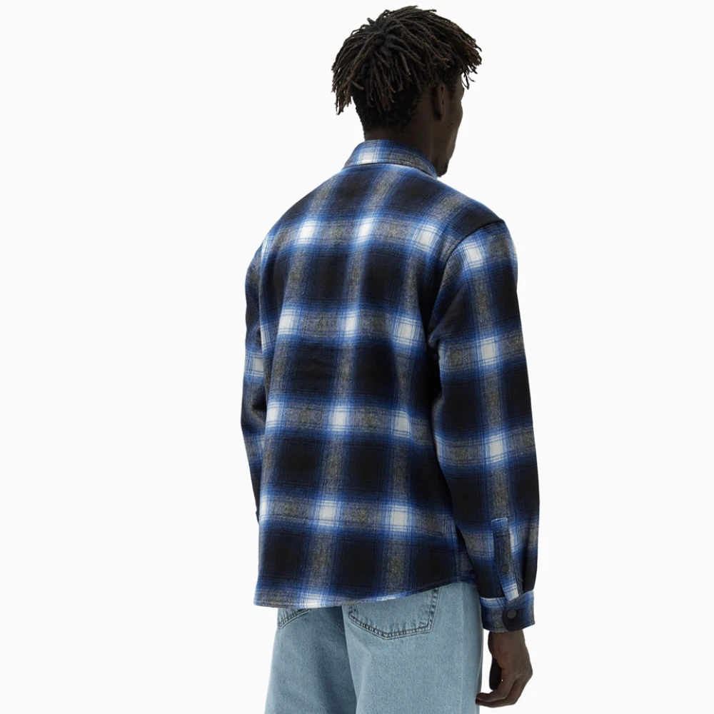 Carhartt WIP Geruite Flanellen Overhemd Blue Heren