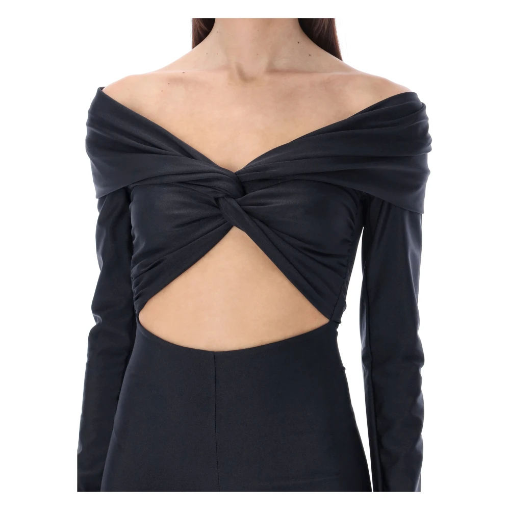 Andamane Zwart Cut-Out Jumpsuit Black Dames