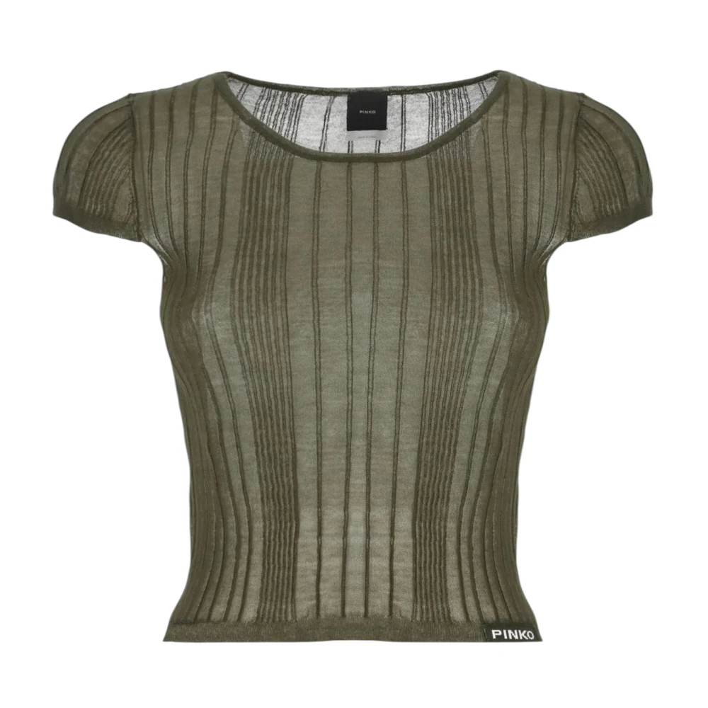 Pinko Women's Green Tambora T-Shirt - T-Shirts - S - Tops