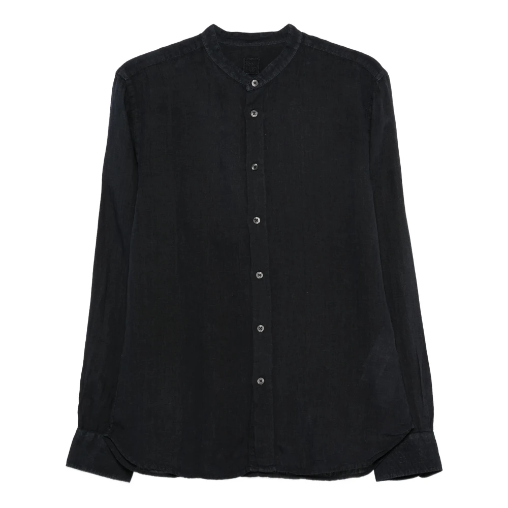 120% Lino Blue Casual Shirts, Male, 2XL, Slim-Fit Shirt