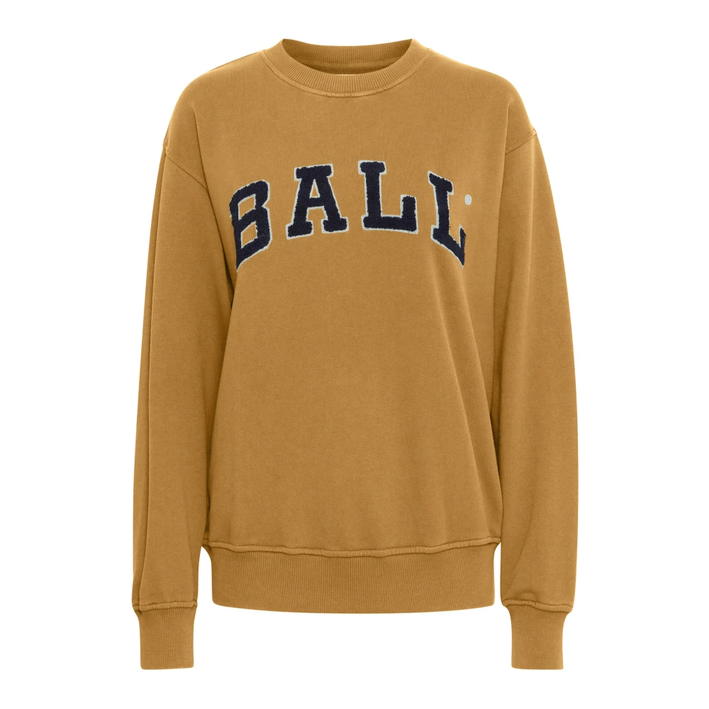 Ball Sportieve Deco Sweatshirt in Cumin Brown Dames