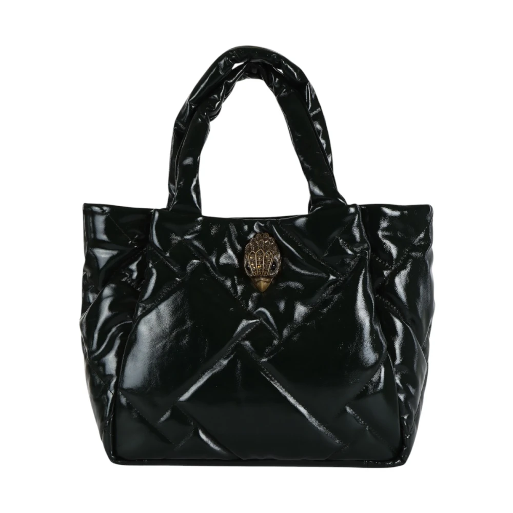 Kurt Geiger Zwarte Puffy Schoudertas Kensington Shopper Black Dames