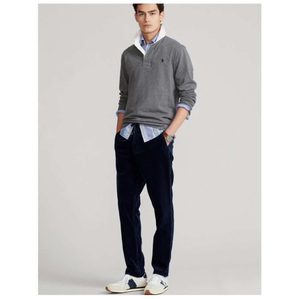 Polo Ralph Lauren Corduroy Prepster Broek Blue Heren