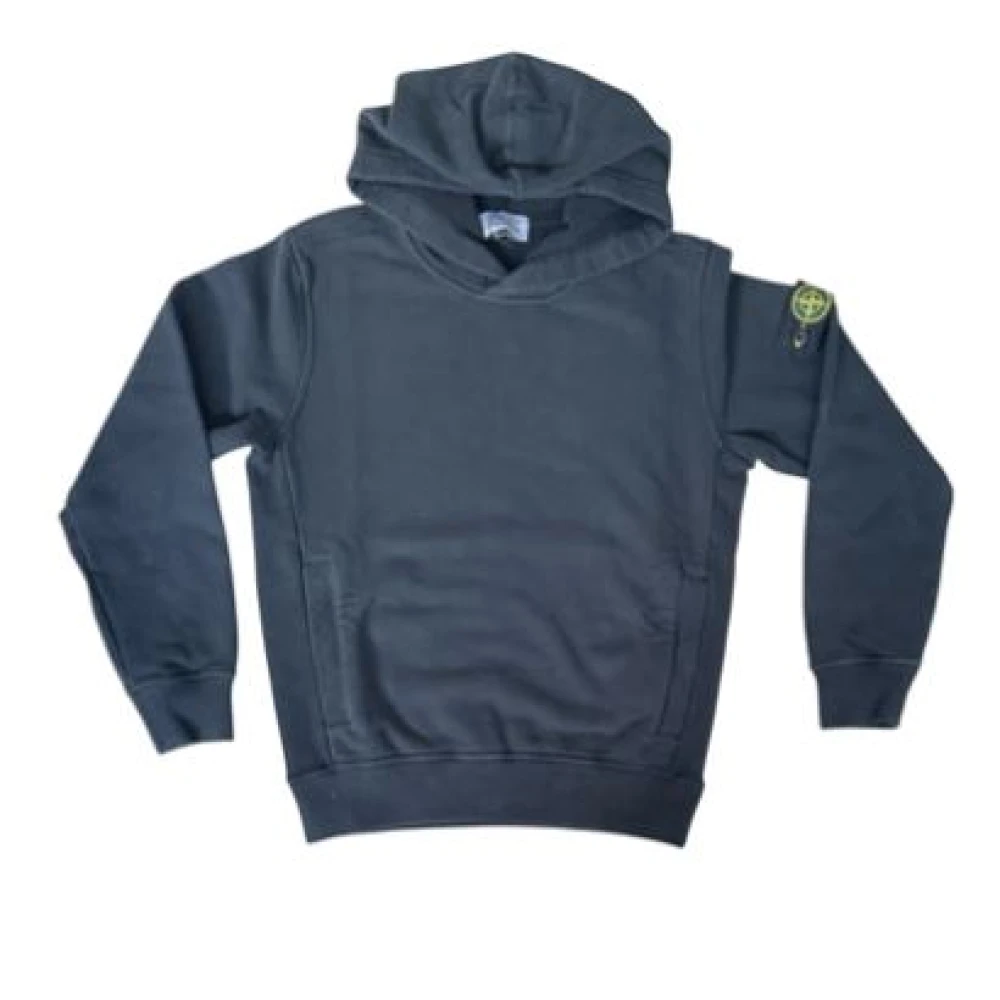Stone Island Blue Crewneck Sweatshirt - Unisex - Kids Sweatshirts - 10 Y - Kids