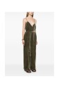 green-velvet-palazzo-dress-with-v-neck