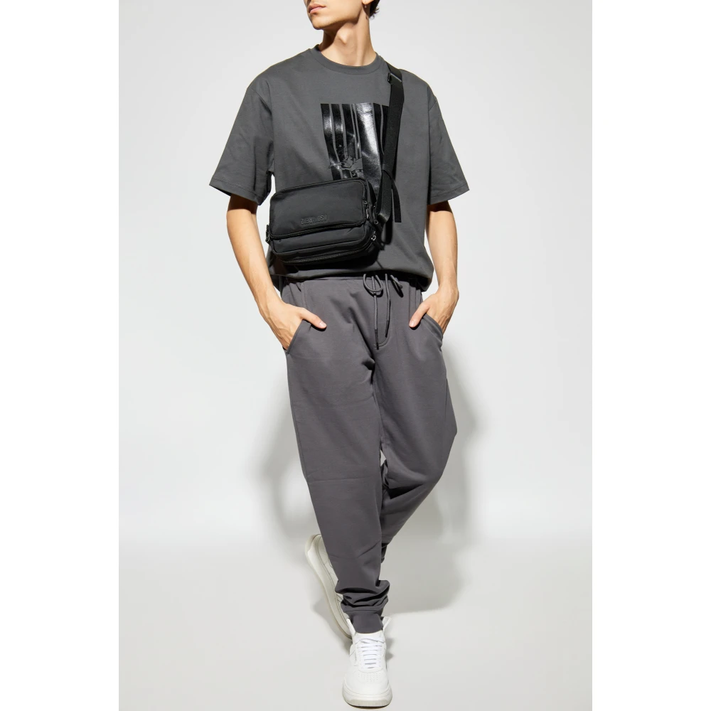 Iceberg T-shirt met logo Gray Heren