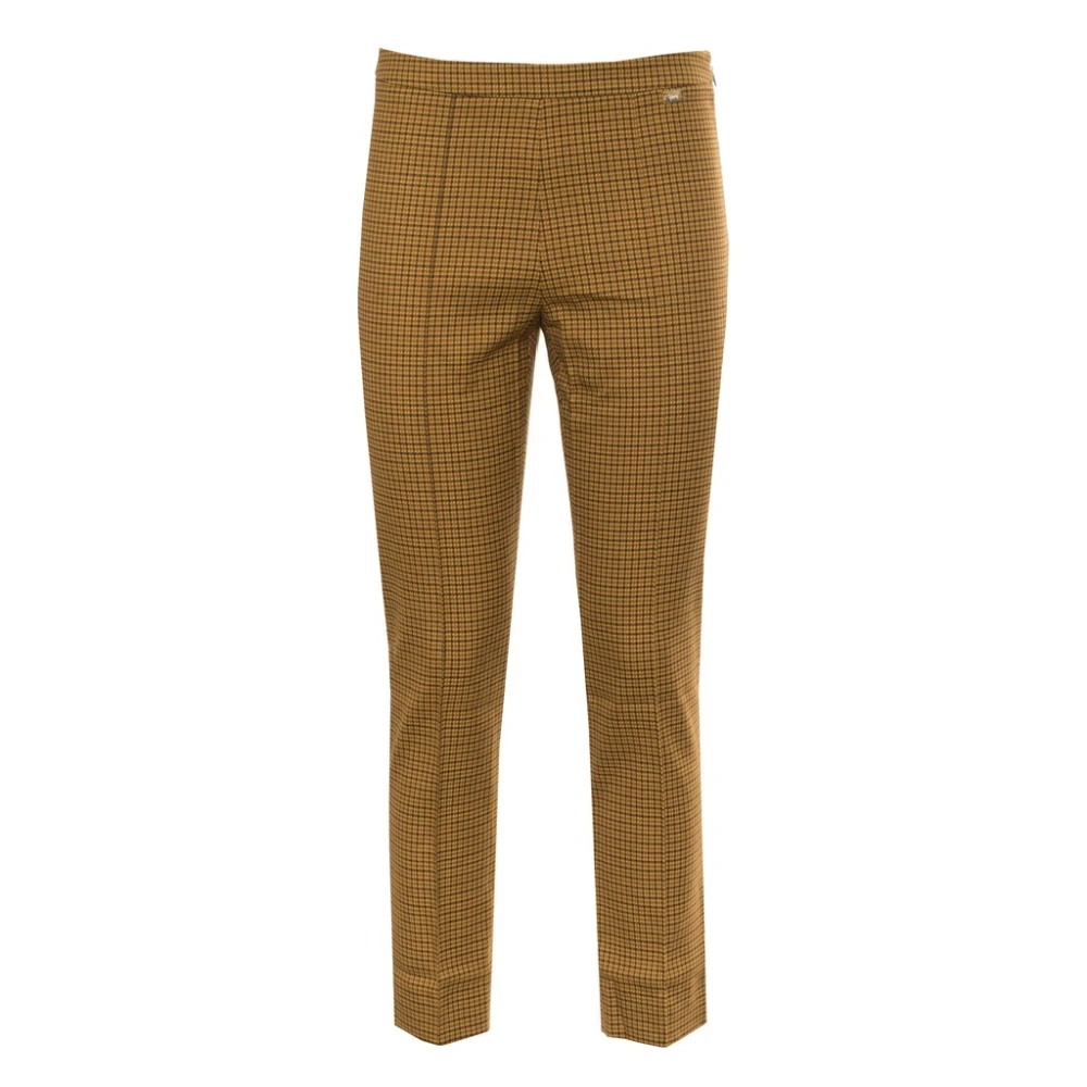 Harmont & Blaine limFit Houndstooth Broek Yellow Dames