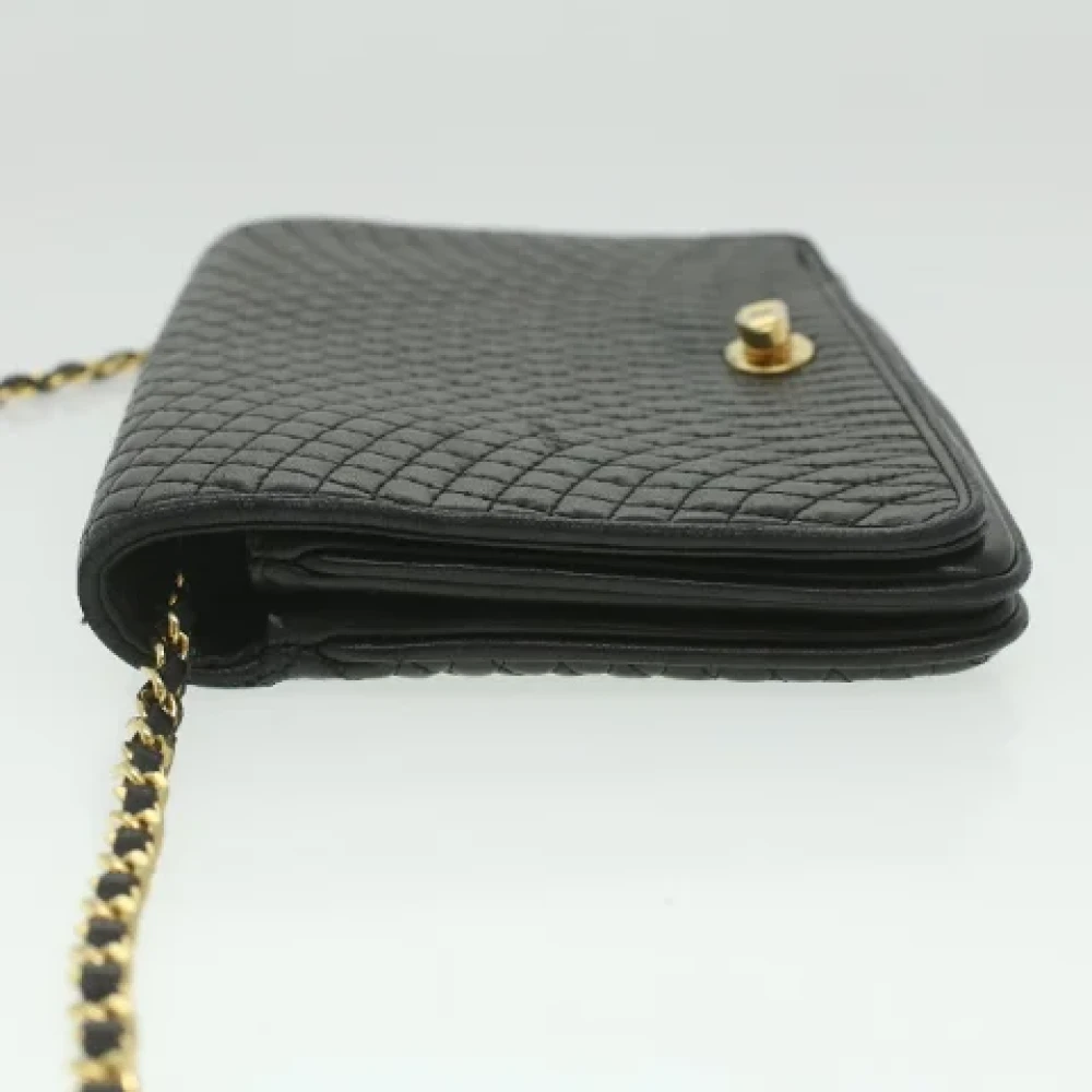 Bally Pre-owned Leather shoulder-bags Black Dames