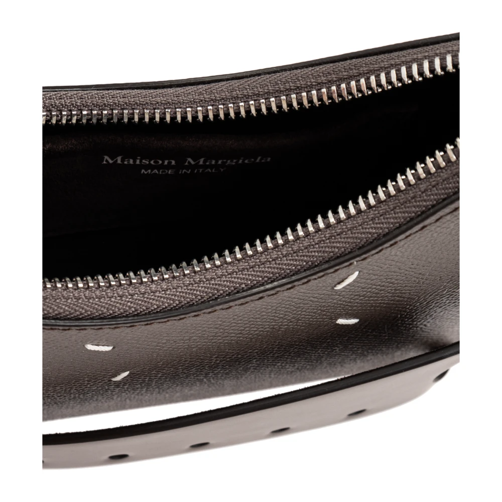 Maison Margiela Schoudertas Snatched Micro Brown Unisex