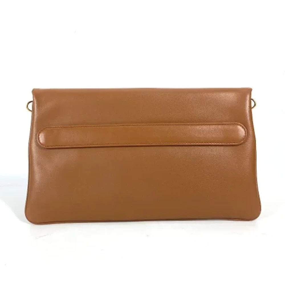 Dior Vintage Pre-owned Leather dior-bags Brown Dames