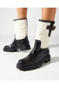 black-and-white-leather-boots