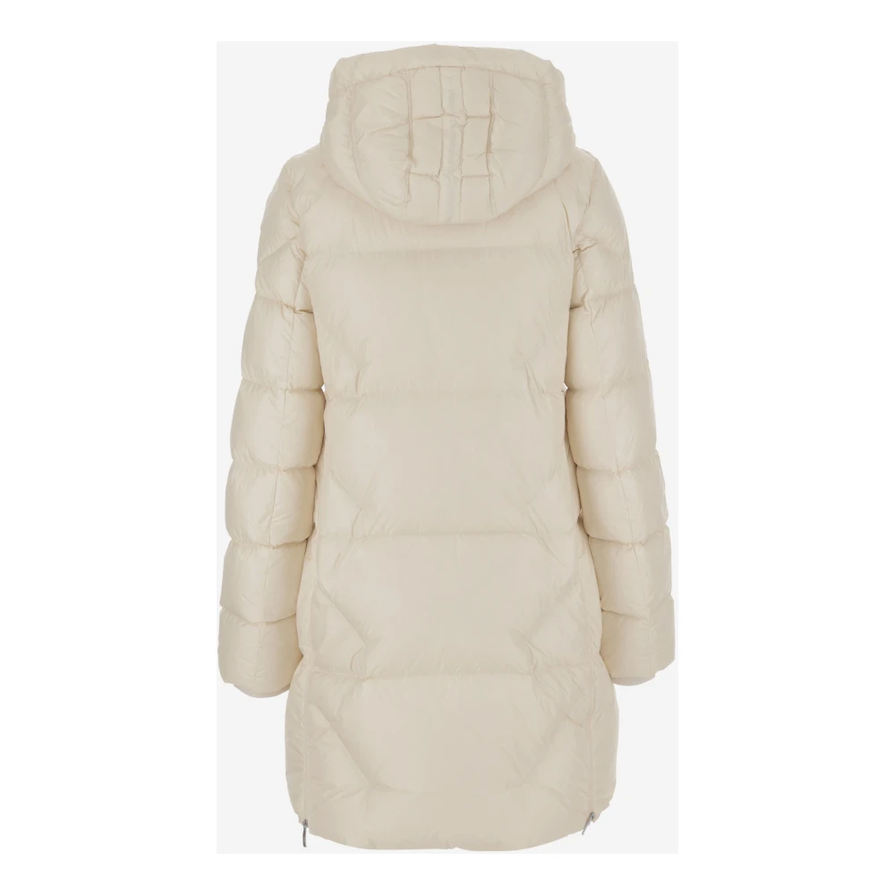 Parajumpers Moonbeam White Gewatteerde donsjas met capuchon White Dames