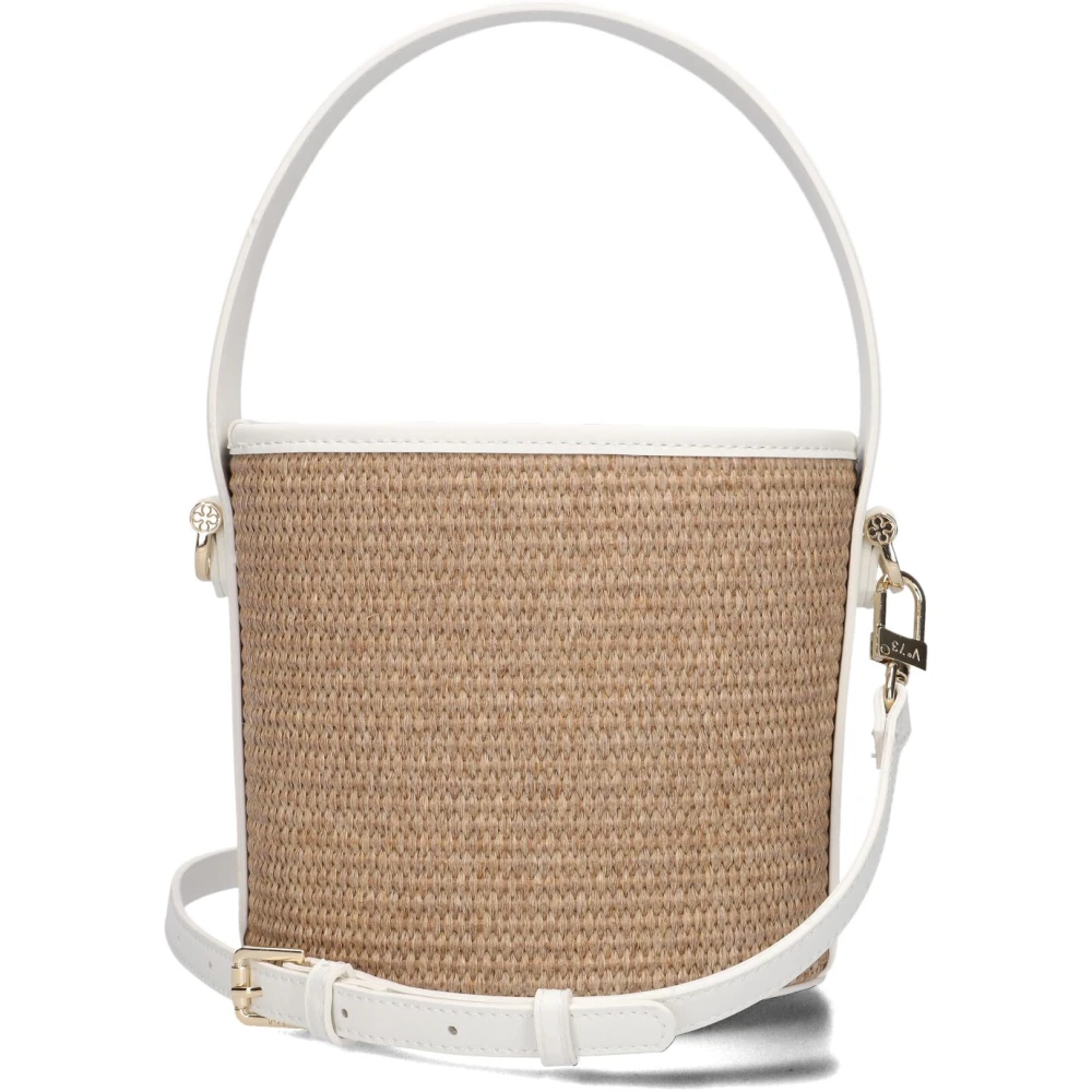 V73 Beatrix Bucket Bag in Beige Dames