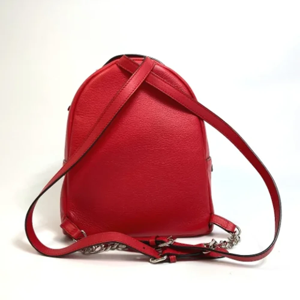 Fendi Vintage Pre-owned Leather fendi-bags Red Dames